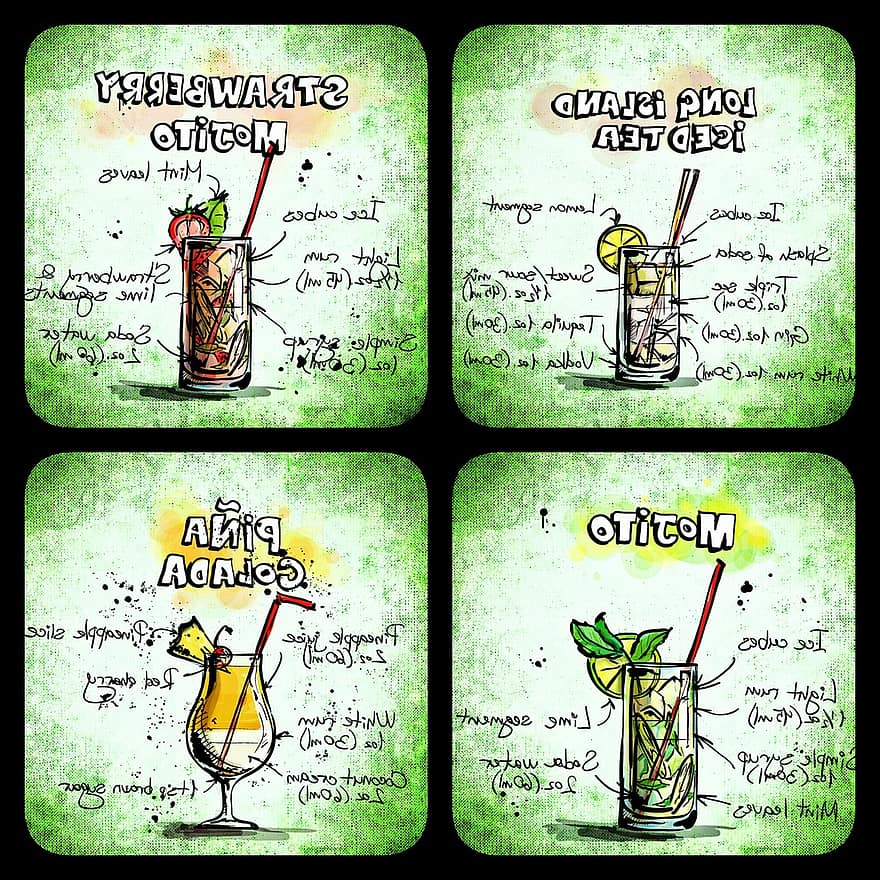 cocktails, drycker, alkohol, recept, fest, alkoholhaltig, sommar, fira, förfriskning, bra humör, dra nytta av