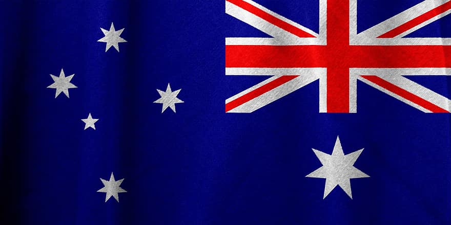 Australia, flaga, kraj, krajowy, symbol, naród, patriotyzm