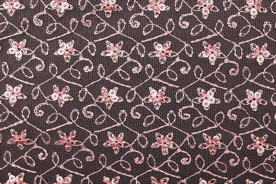 Fabric, Embroidered Fabric, Embroidery, Floral Pattern, Floral Background, Fabric Wallpaper, Fabric Background, Background, Cloth, Texture, pattern