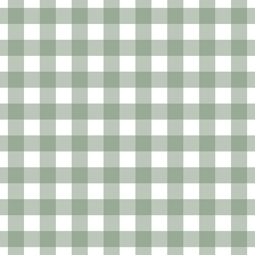 Gingham, Fabric, Check, Seamless, Pastel, Pantone, Print, Trend, Loden Frost, pattern, backgrounds
