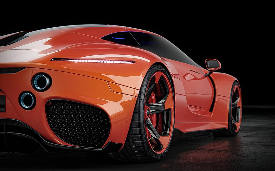 mobil, mobil mewah, kecepatan, cepat, kendaraan, otomotif, modern, futuristik, Desain