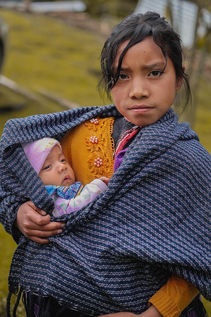 Chiapas, Mexic, copii, indigene, copilărie, copil, bebelus, familie, drăguţ, zâmbitor, stiluri de viață