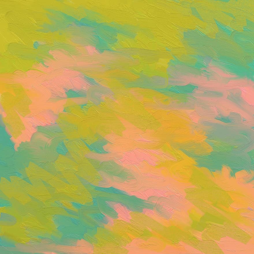 Paint, Texture, Background, Paper, Digital, Graphic, Peach, Green, Teal