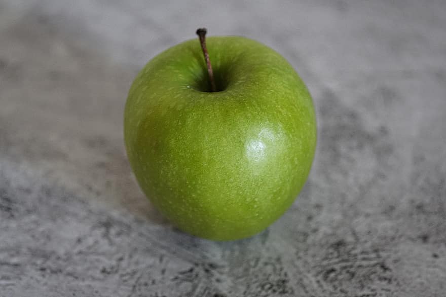 maçã, fruta, Comida, maçã verde, produzir, orgânico, frescura, Alimentação saudável, fechar-se, maduro, cor verde