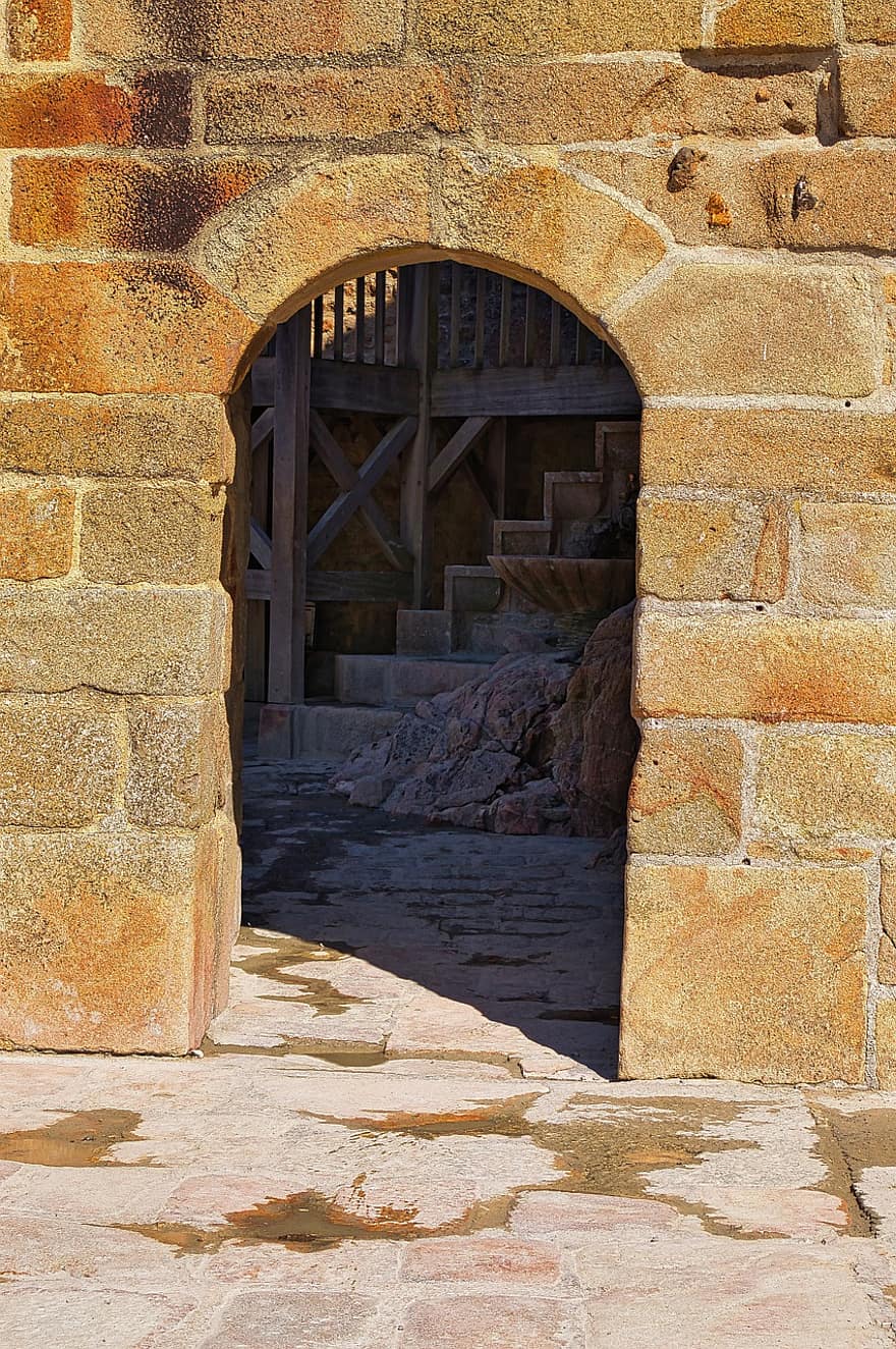 porta, passagem, histórico, construção