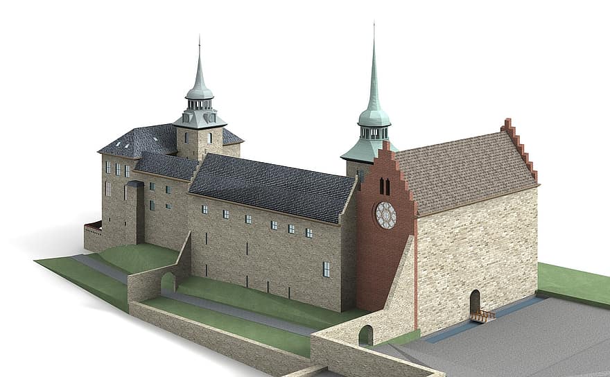 fortezza, Akershus, architettura, costruzione, castello, Luoghi di interesse, storicamente, attrazione turistica, punto di riferimento, fortezza di Akershus