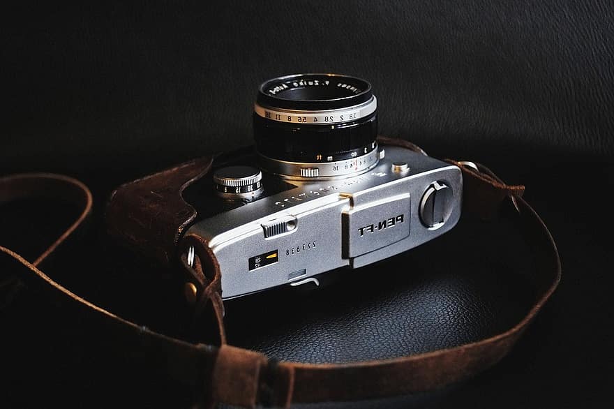 Câmera, lente, obturador, equipamento, foco, abertura, análogo, fotografia, vintage, retrô, tecnologia