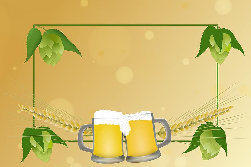 вечеринка, день рождения, пиво, хмель, Humulus Lupulus, ячмень