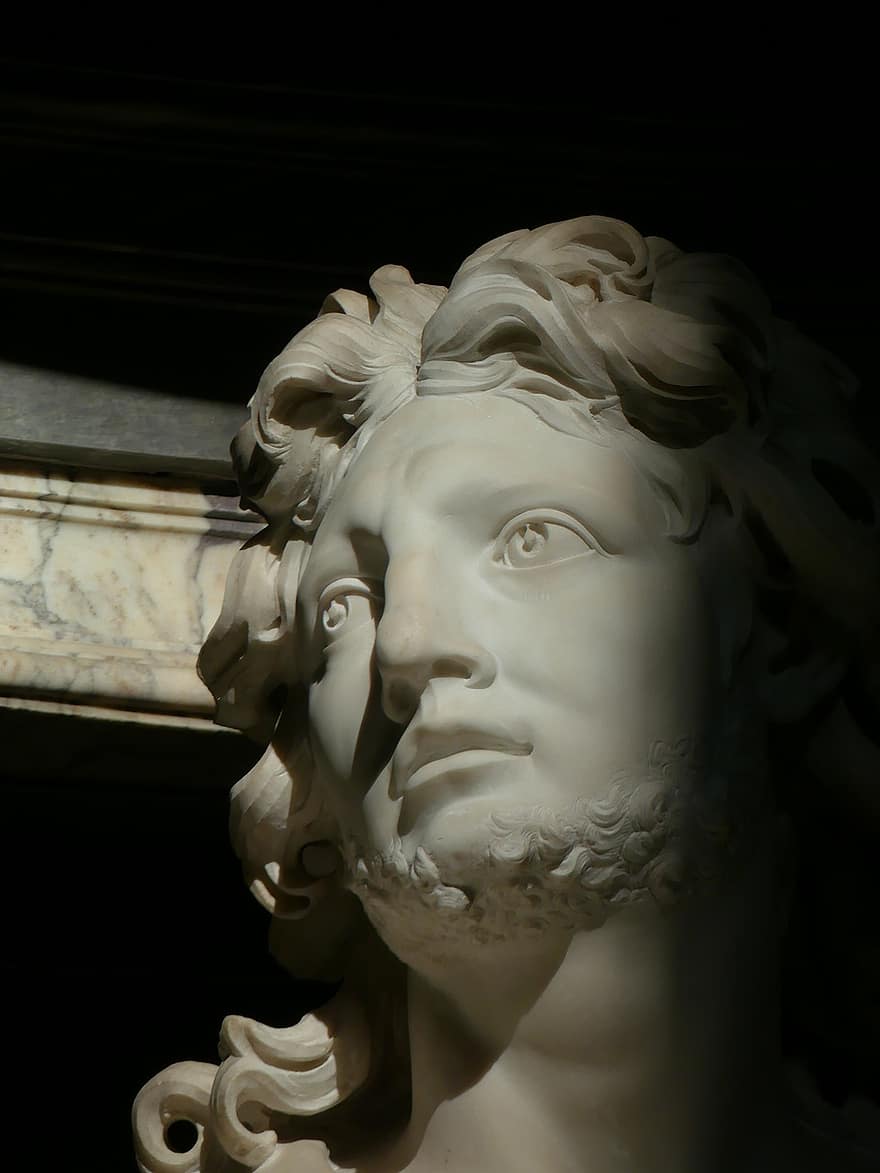 estàtua de marbre, escultura, estàtua
