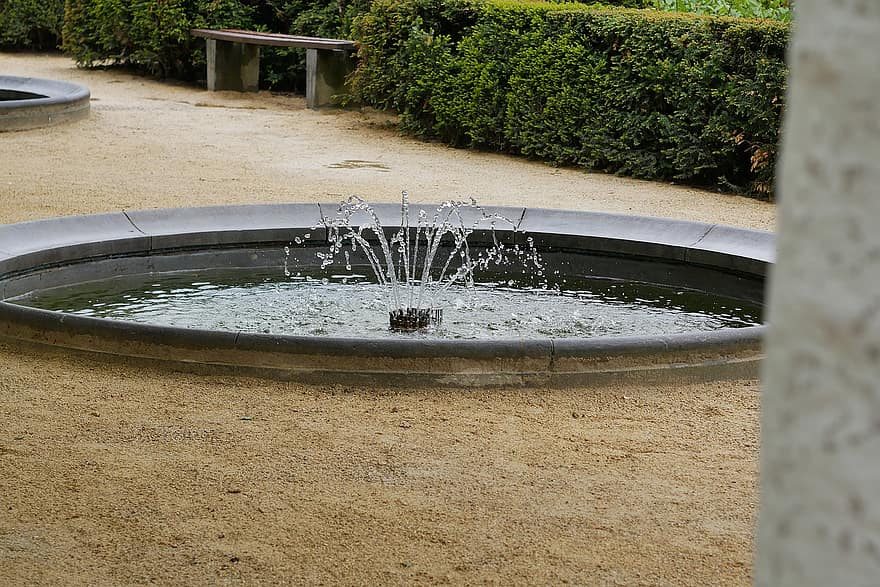 fontein, park, water, sier-