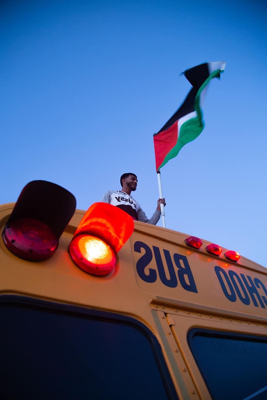 протест, автобус, єрусалим, анахайм, молоді, арабська
