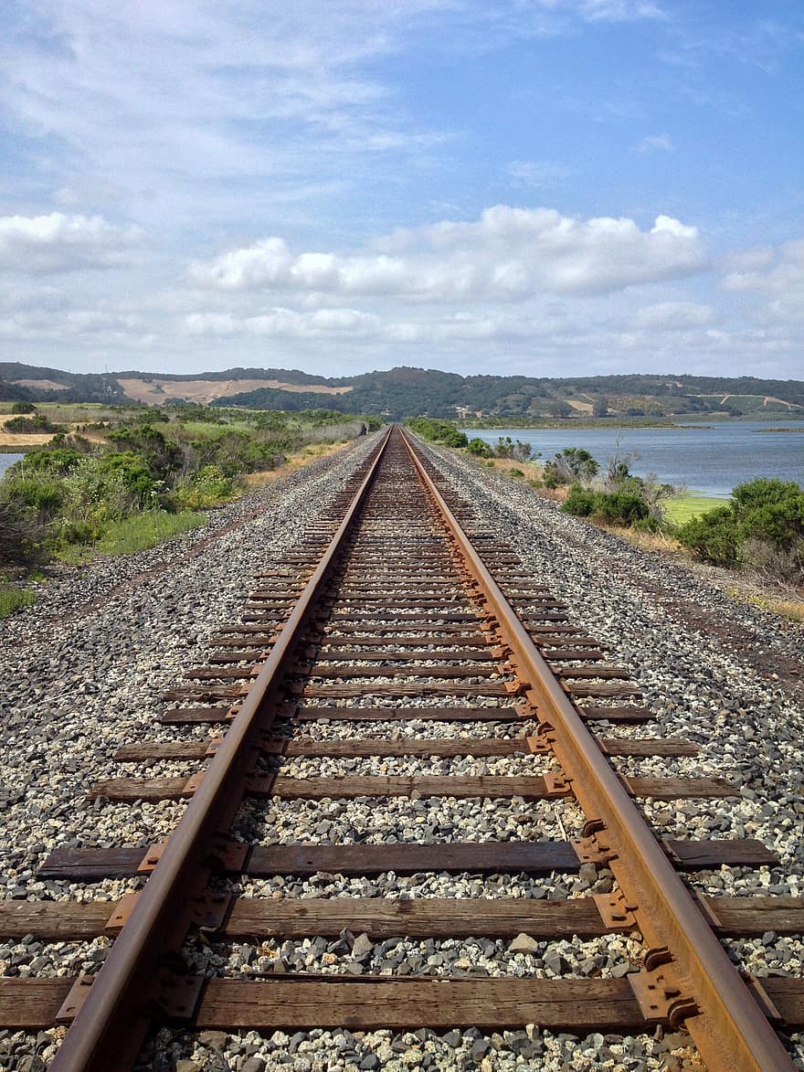 train, tracks, background, track, transport, line, rail, railroad, steel, travel, transportation