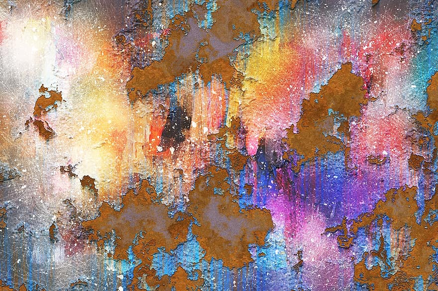 Background, Art, Abstract, Watercolor, Vintage, Colorful, Texture, Artistic, T-shirt, Design, Grungy