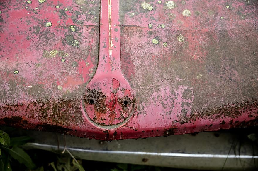 Xe màu hồng cũ, xe ô tô cũ