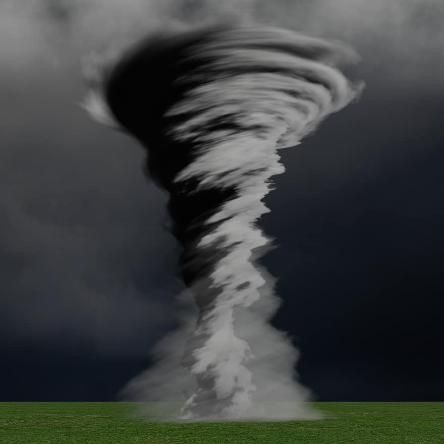 tornado, twister, cicló, tempesta, huracà, temps, tifó, pluja, núvols, vent, global