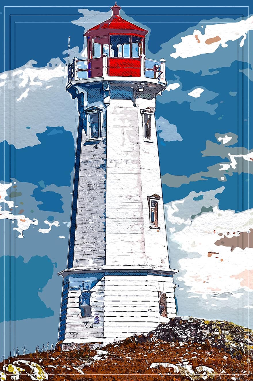 Lighthouse, Building, Shore, Coastline, Ocean, Sea, Tourism, Architecture, Water, Coast, Travel