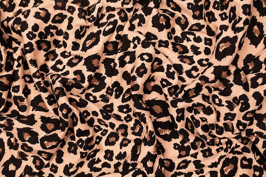 Leopard, drucken, Stoff, Kleidung, Tapete, Hintergrund, abstrakt, Textur, Muster, Hintergründe, Mode