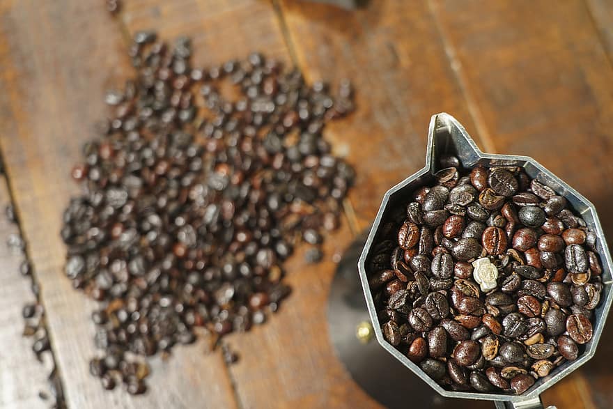káva, fazole, semena, kofein, kavárna, aroma, opečený, jídlo, nápoj, hnědý, aromatický