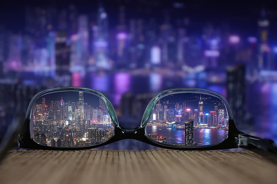Glasses, Horizon, Night, Vision, Clarity, View, Insight, See, Skyline, Clear, Sheep