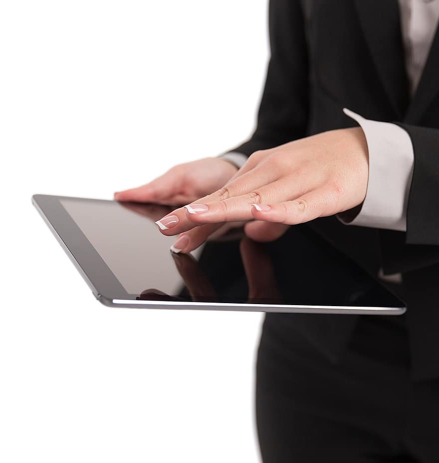 Tablet, Technology, Ipad, Occupation, Suit, Achievement, Style, Fashion, Posing, digital tablet, human hand