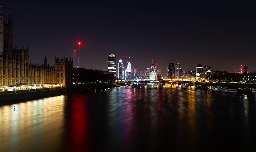 upė, parlamentas, orientyras, architektūra, Londonas, Thames, Bendruomenių rūmai, Anglijoje, miestas, turizmą, Westminster