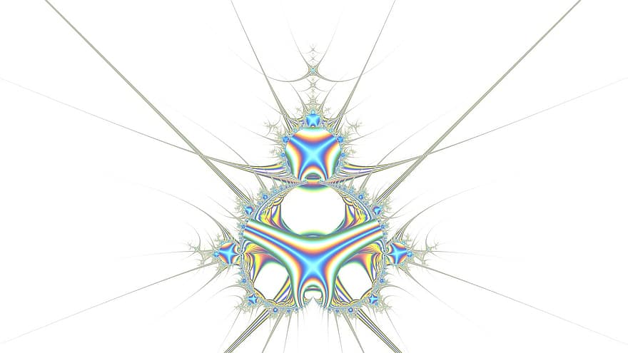 fractal, fractal art, abstrakti taide, digitaalinen taide, Mandelbrot, valkoinen, symmetrinen, symmetria, tausta