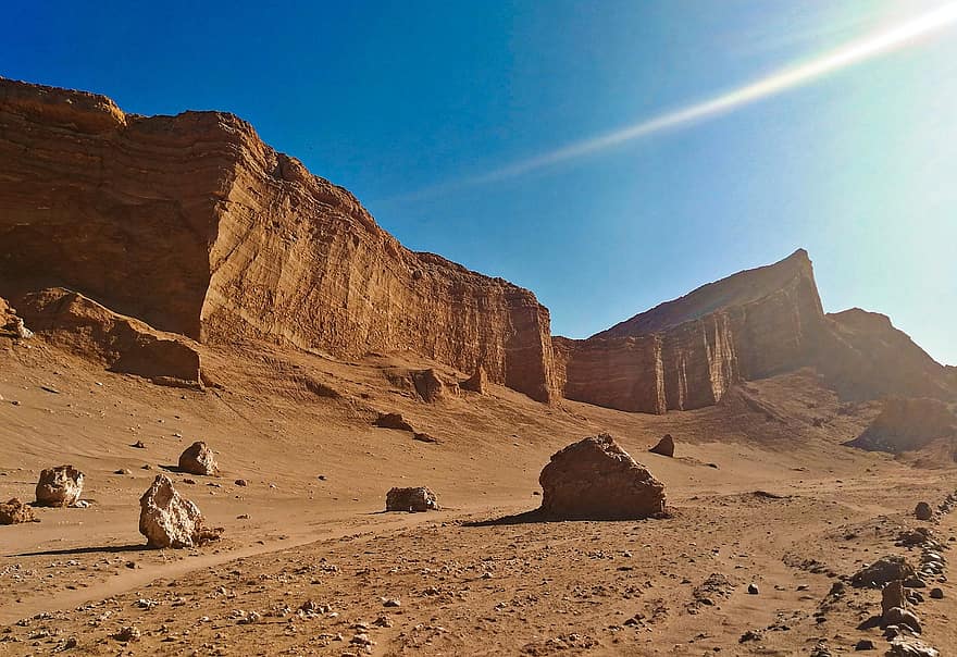 Desierto, rocas, montañas, páramos, seco, árido, estéril, paisaje árido, cañón, geología, paisaje