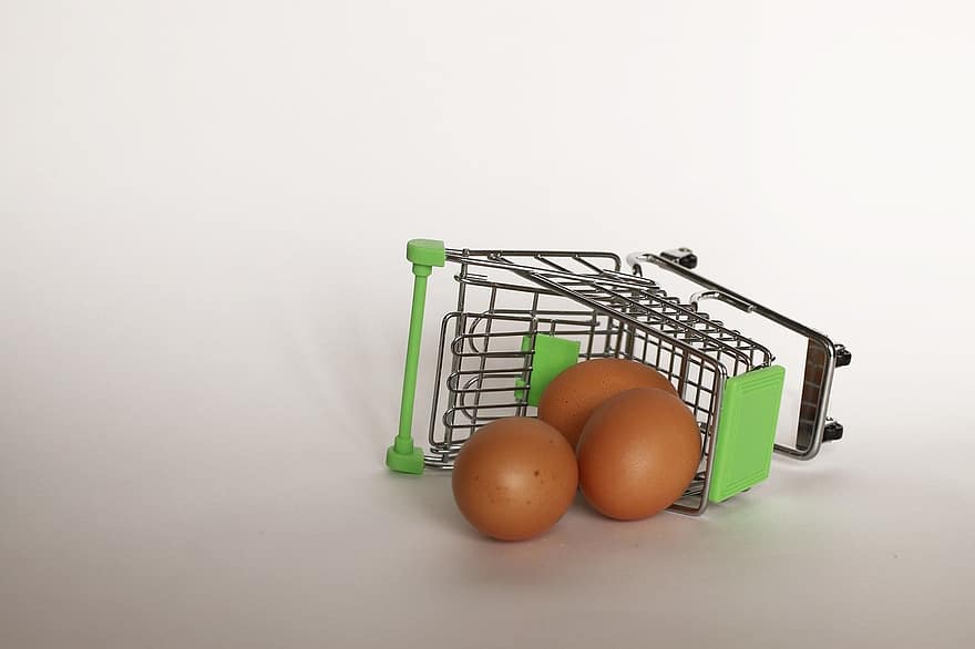 basket, grocery, eggs, food, isolated, equipment, metal, farm, organic, close-up, single object