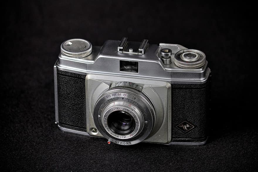 Câmera, fotografia, vintage, retrô, velho, câmera agfa, câmera analógica