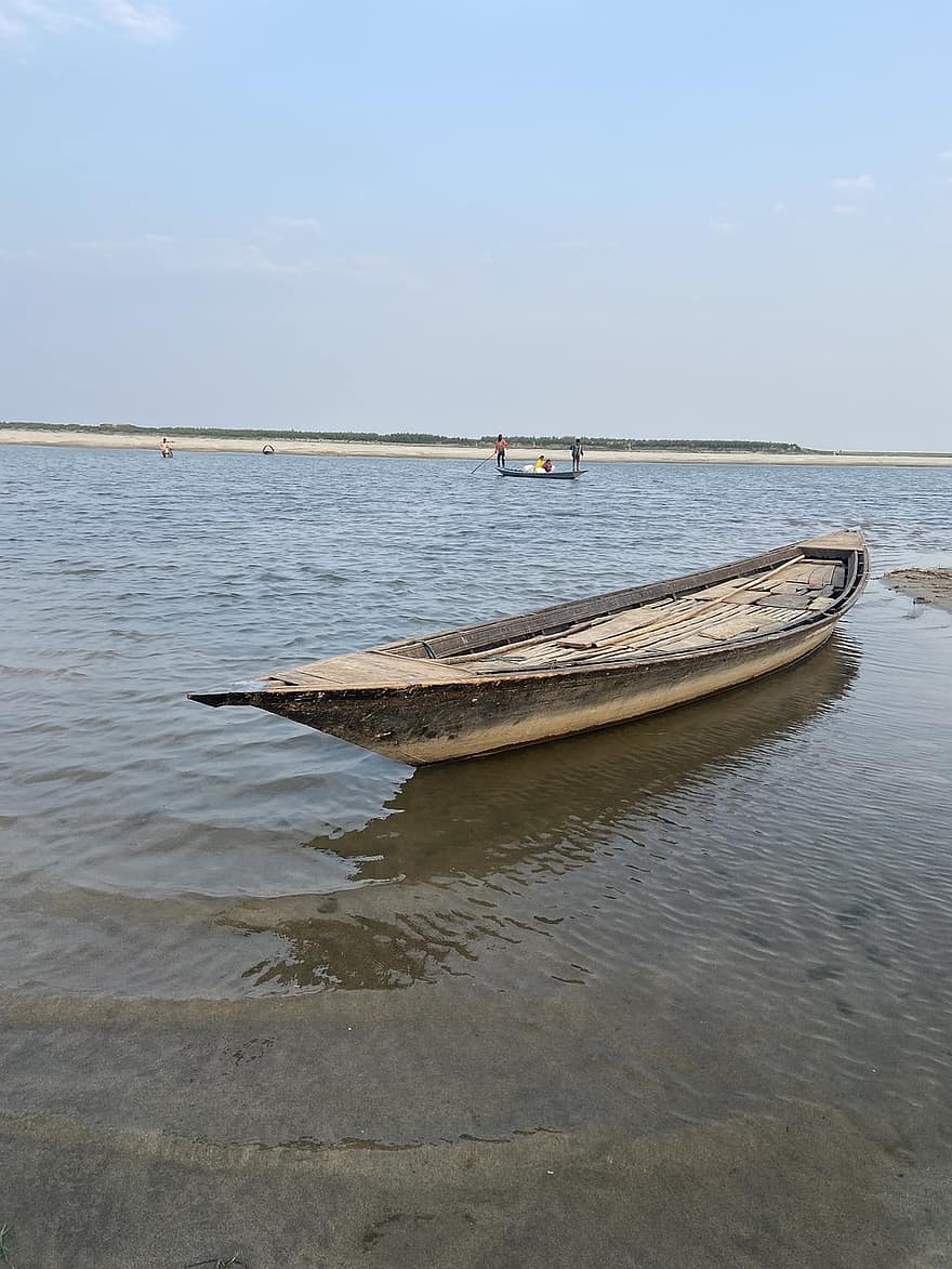 Fluss, Schiff, Boot, indisch, Assam