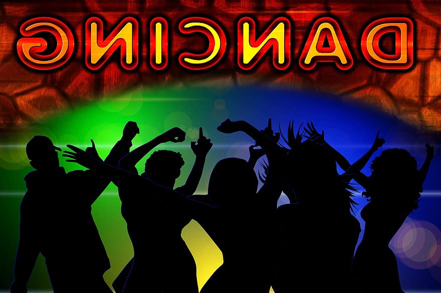 menari, merayakan, klub malam, disko, manusia, suasana hati, musik, pesta, gerakan, cahaya, bar dansa
