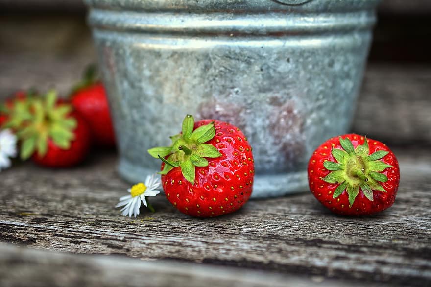 fraise, fruit, aliments, mûr, en bonne santé, nutrition, vitamines, biologique, la nature, fermer, fraîcheur