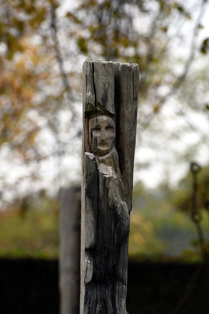 Wooden Sculpture, Park, Exhibition, Faces Of War, Memorial