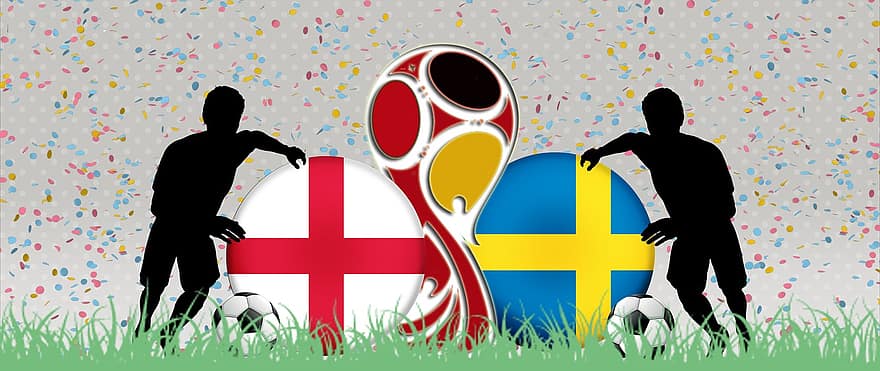 Fyra Tele Lfinale, VM 2018, Sverige, england