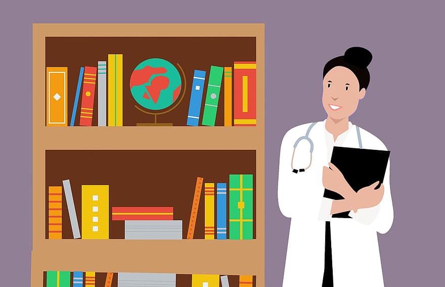 Professor, Library, Book, Doctor, Shelf, Store, Bookshelf, University, Choosing, Woman, Choose