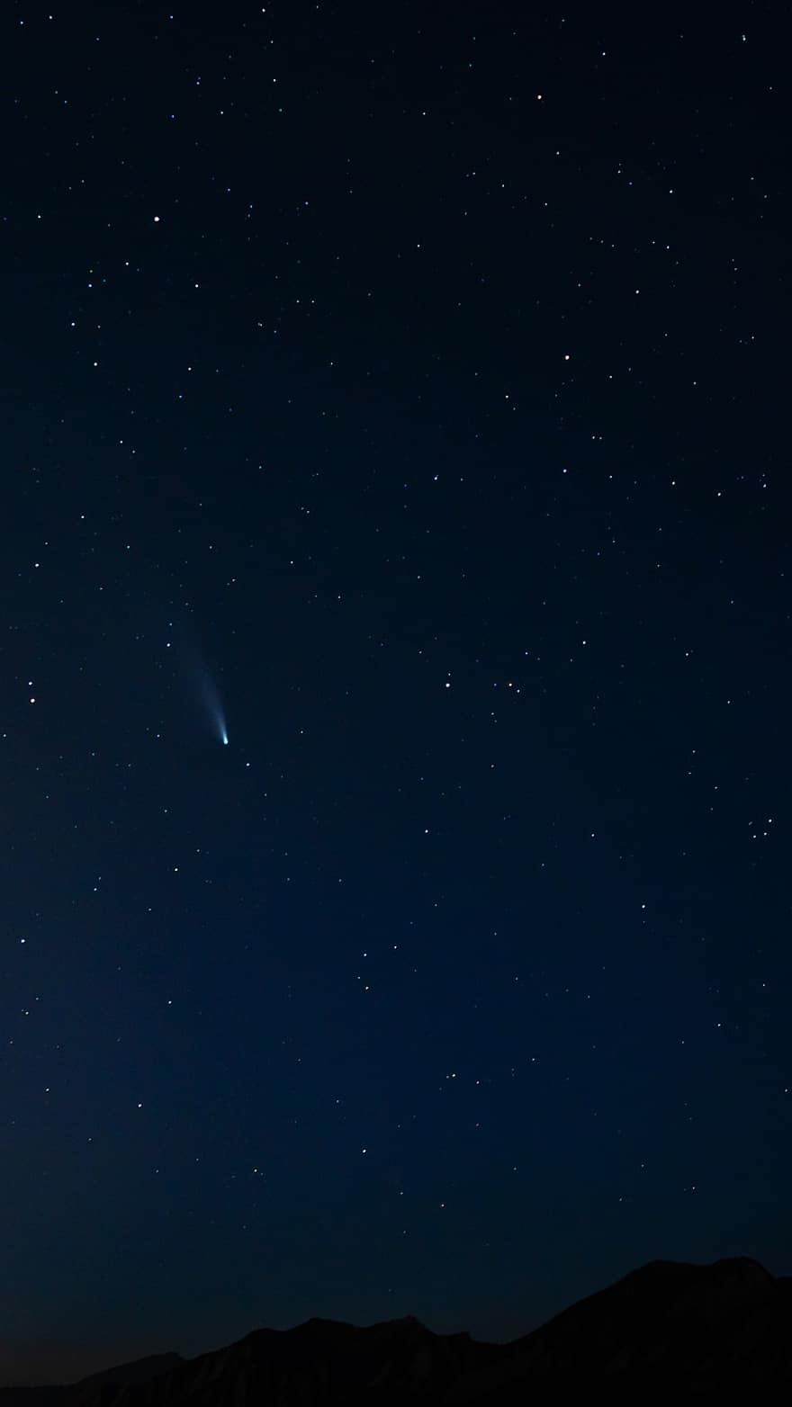 혜성, 하늘, 밤, 별, 네오 와이즈