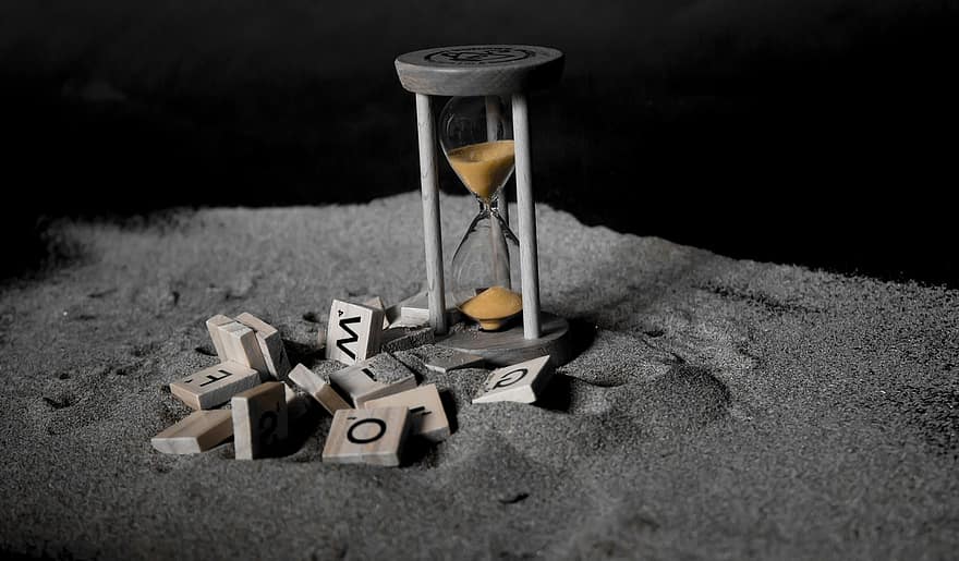 đồng hồ cát, thời gian, giờ, truyên thông
