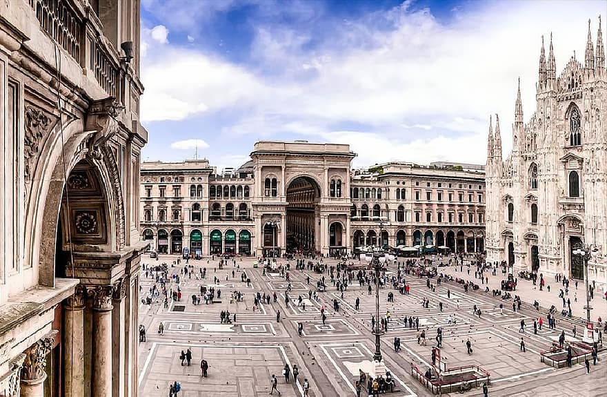 katedraali, matkailukohde, matkailu, Milanon katedraali, Eurooppa