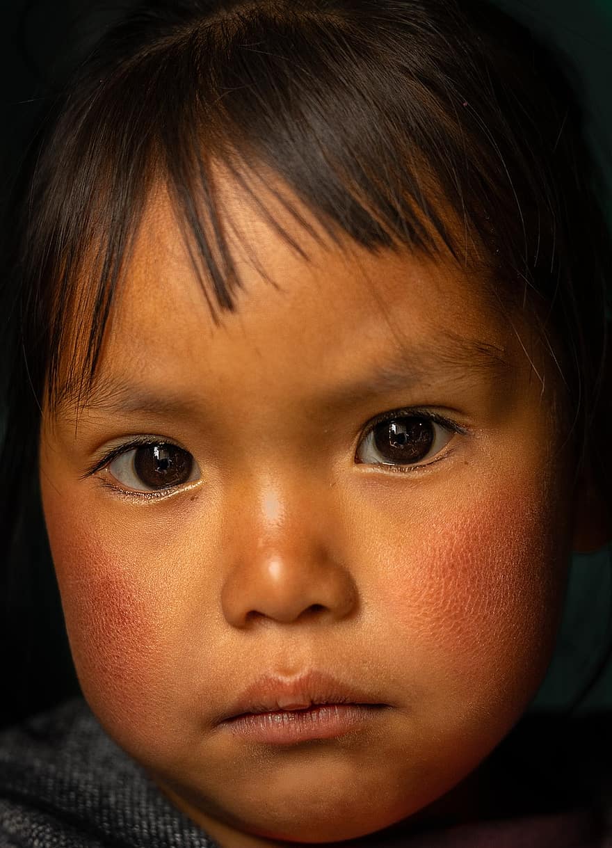 chiapas, Mexico, kind, kleuter, inheemse volkeren, kinderjaren, schattig, portret, een persoon, detailopname, klein