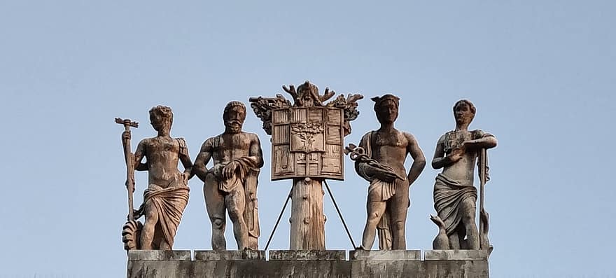 Belluno, statuer, mytologi, kunst, statue, Kristendom, skulptur, berømte sted, religion, arkitektur, monument