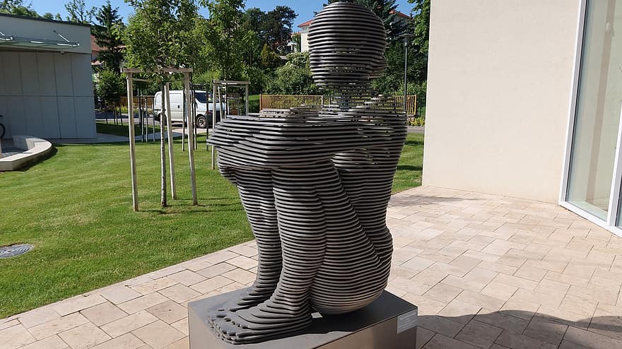 estatua, escultura, obra de arte, balatonfüred