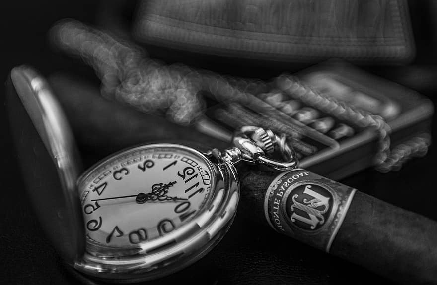 Zeit, Taschenuhr, Vintage Uhr