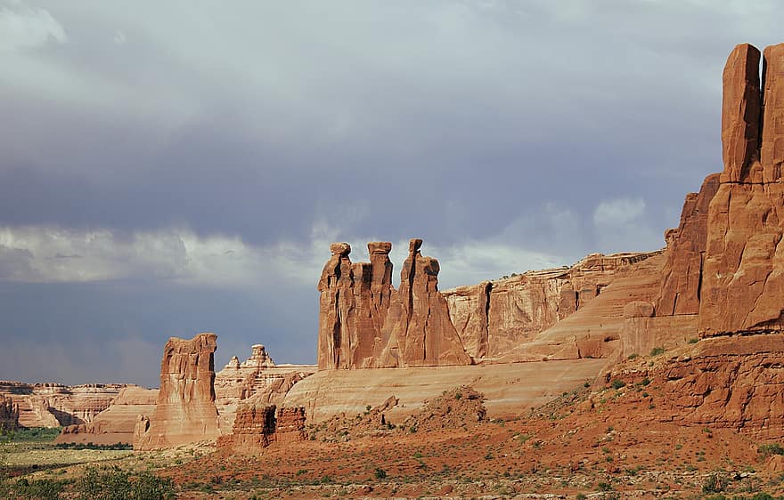 rock, arcos, seco, arco, Utah, parque Nacional, naturaleza, arena, piedra