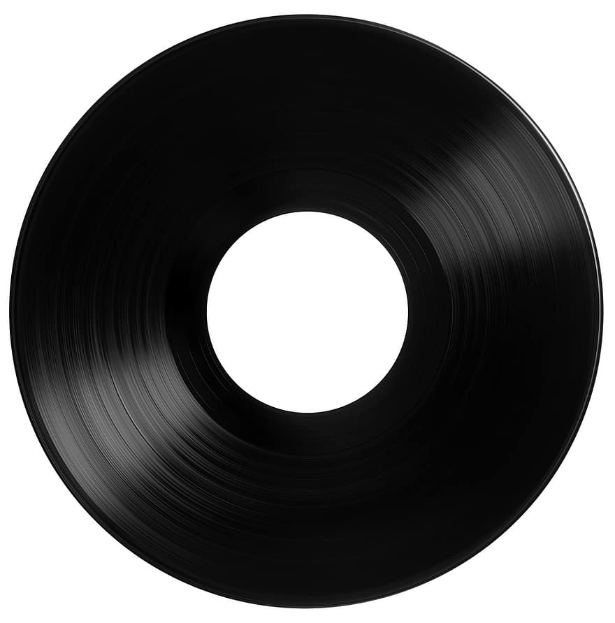 Vinyl plade, optage, lyd, musik, retro