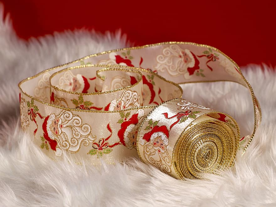 cinta, regal, Nadal, decoració, nadal, fusta, vintage, màgic, festa, celebra
