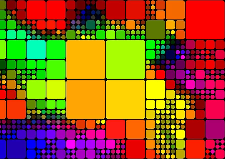 Abstract, Squares, Background, Pattern, Arrangement, Aesthetics, Color, Chromaticity Diagram, Form, Fabric, Creativity