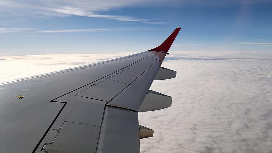 आकाश, बादलों, विमान, हवाई जहाज