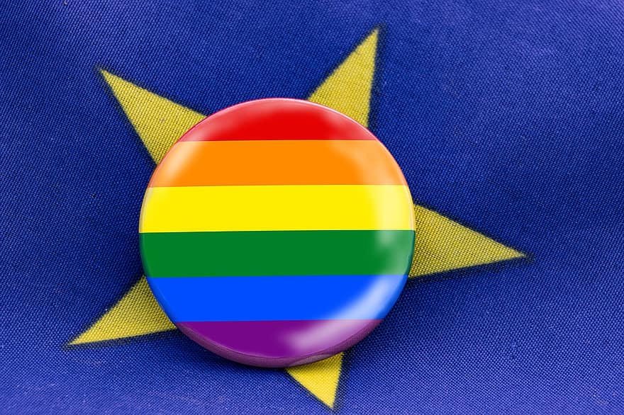 trots vlag, Trots-knop, Trotsbadge, vlag van de gay pride, regenboogvlag, regenboog, lgbt, lgbtq