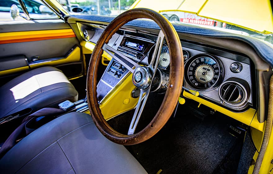Buick Riviera, Car, Vintage, Gm, Speedometer, transportation, land vehicle, chrome, dashboard, speed, driving