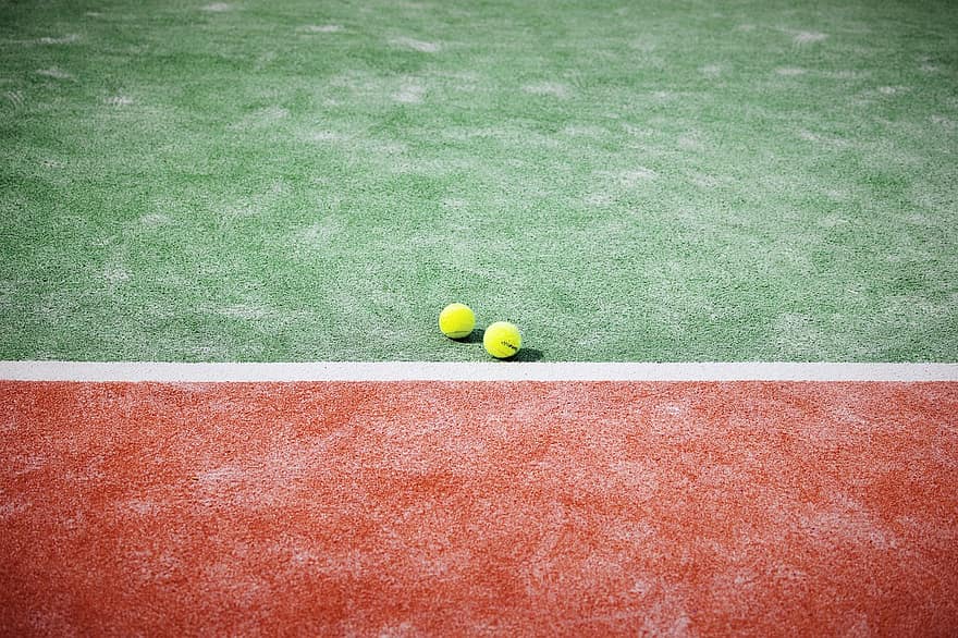 tenis, bola, pengadilan, olahraga, pertandingan, baris, bola tenis, lapangan tenis, pertandingan tenis, kompetisi, waktu luang